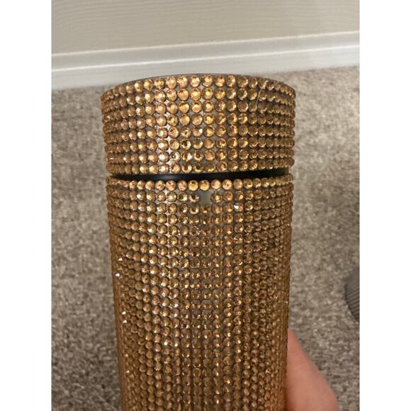 NWOT Ruehalf Stainless Steel Rhinestone Smart Temperature Vacuum Water Bottle - Picture 8 of 8